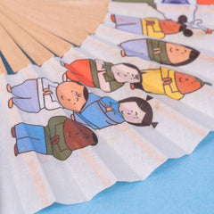 India Map Hand Folding Fan