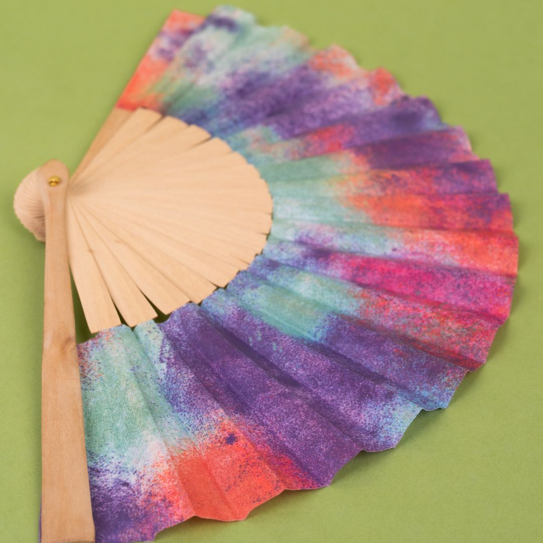 Holi Hand Fan