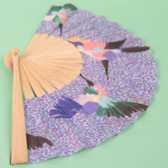 Humming Bird Hand Fan