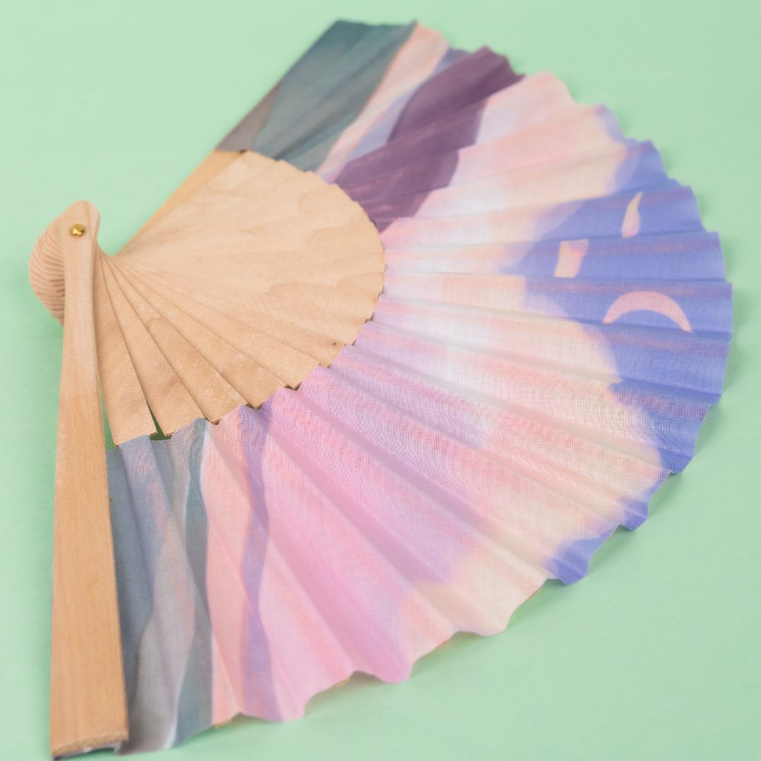 Moon Night Hand Fan