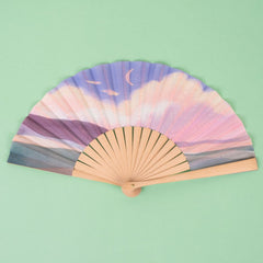 Moon Night Hand Fan