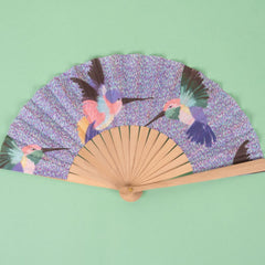Humming Bird Hand Fan