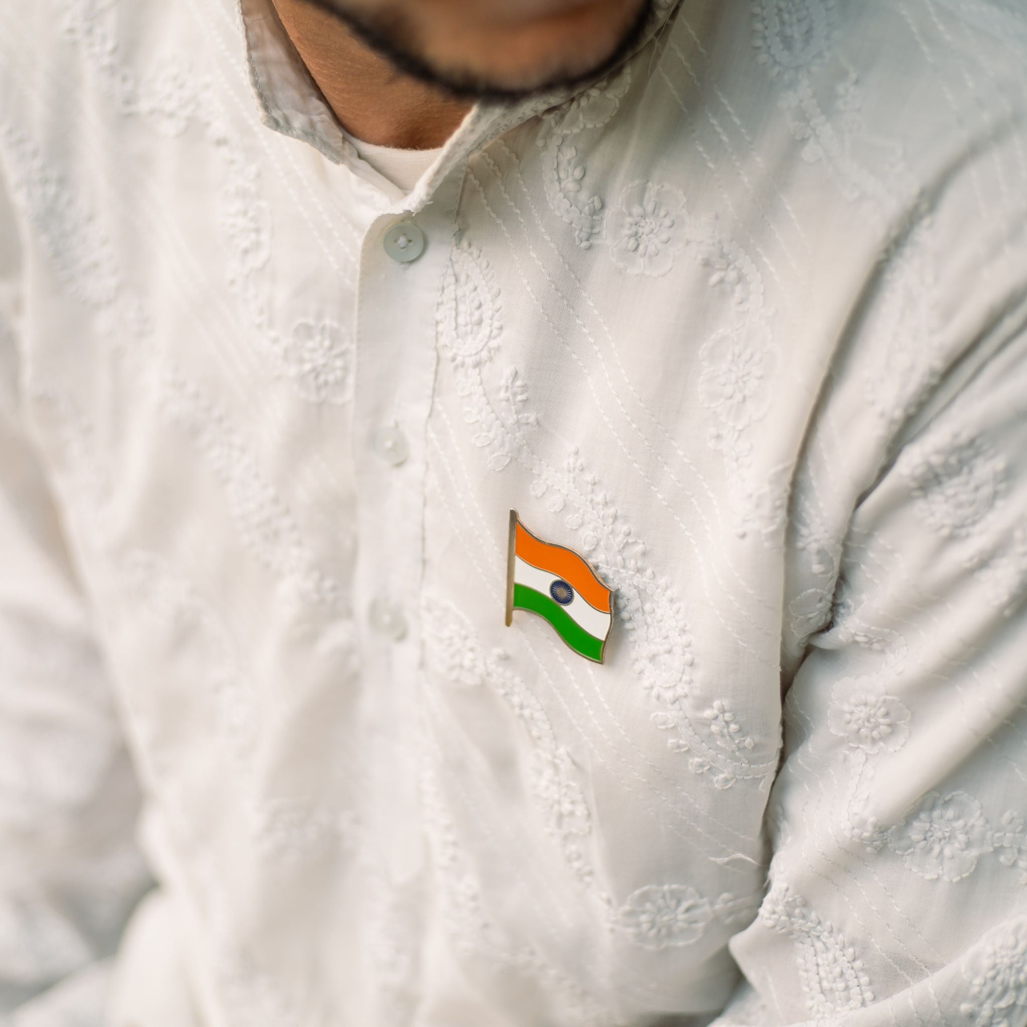 Magnetic Lapel Pin | India Flag