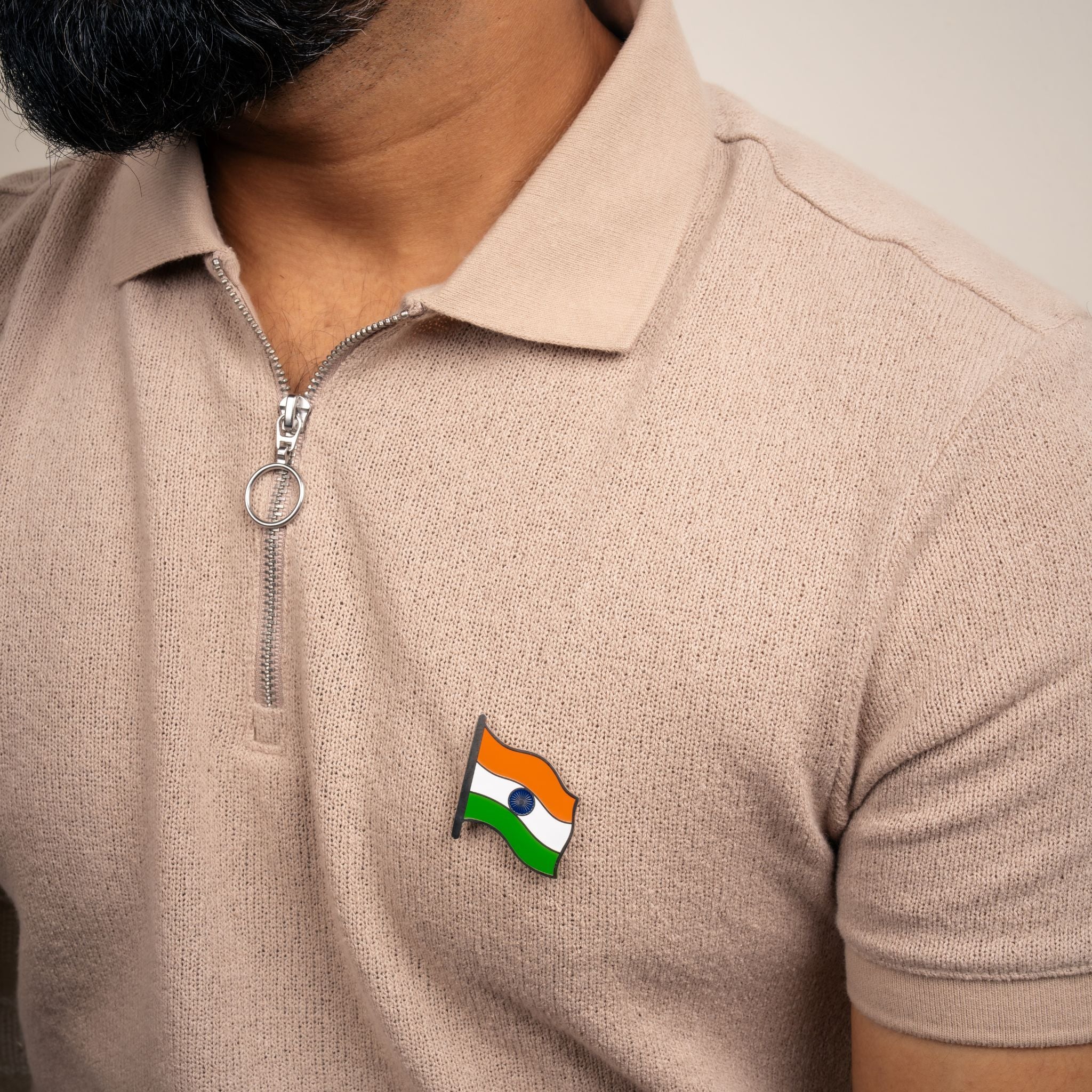 Magnetic Lapel Pin | India Flag