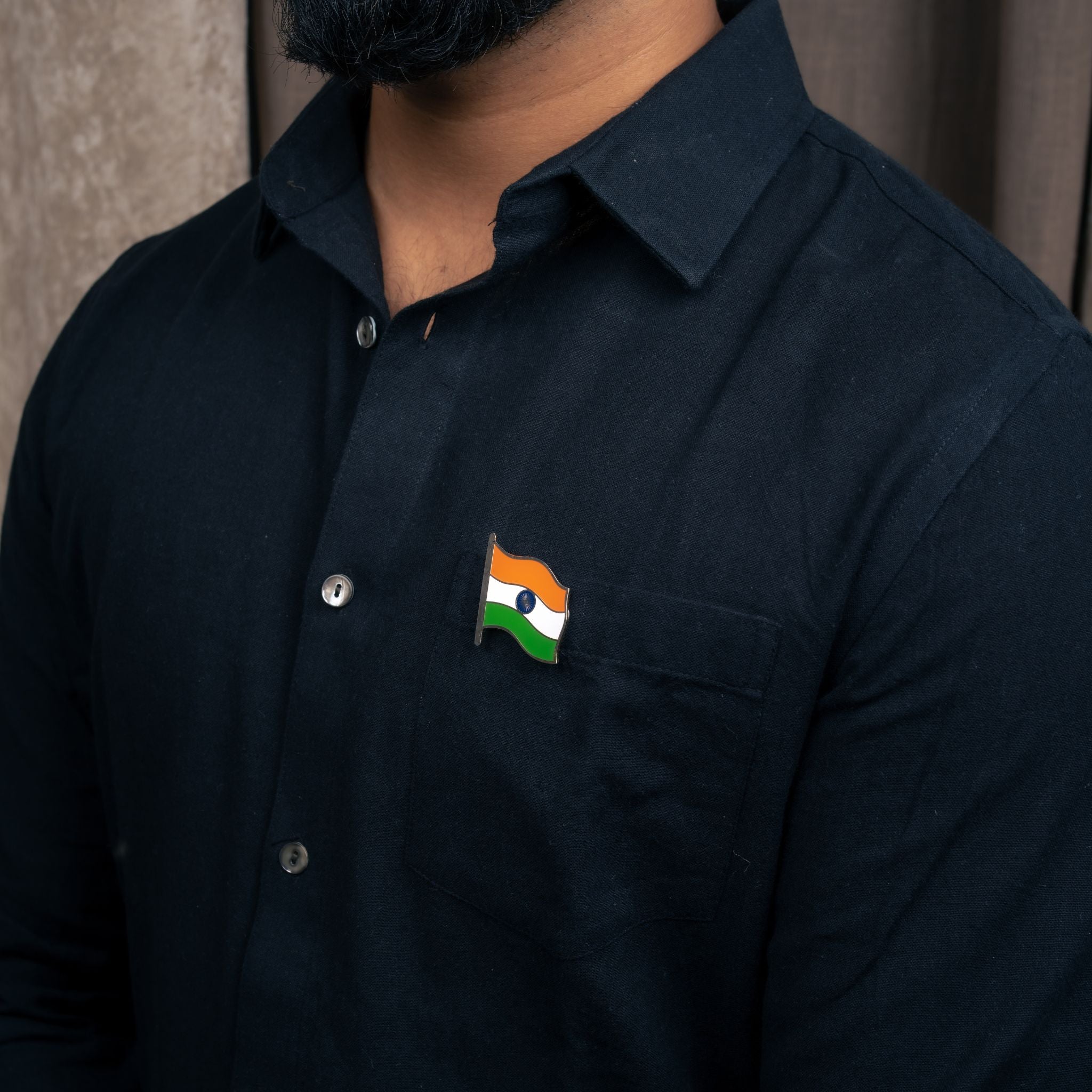 Magnetic Lapel Pin | India Flag