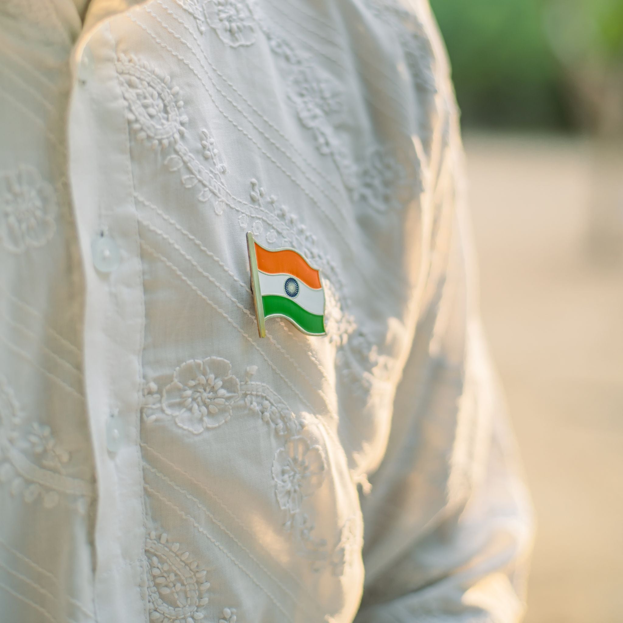 Magnetic Lapel Pin | India Flag