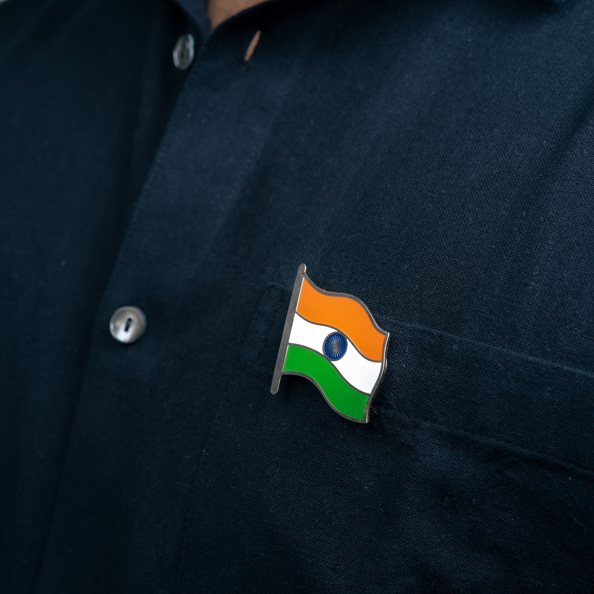 Magnetic Lapel Pin | India Flag