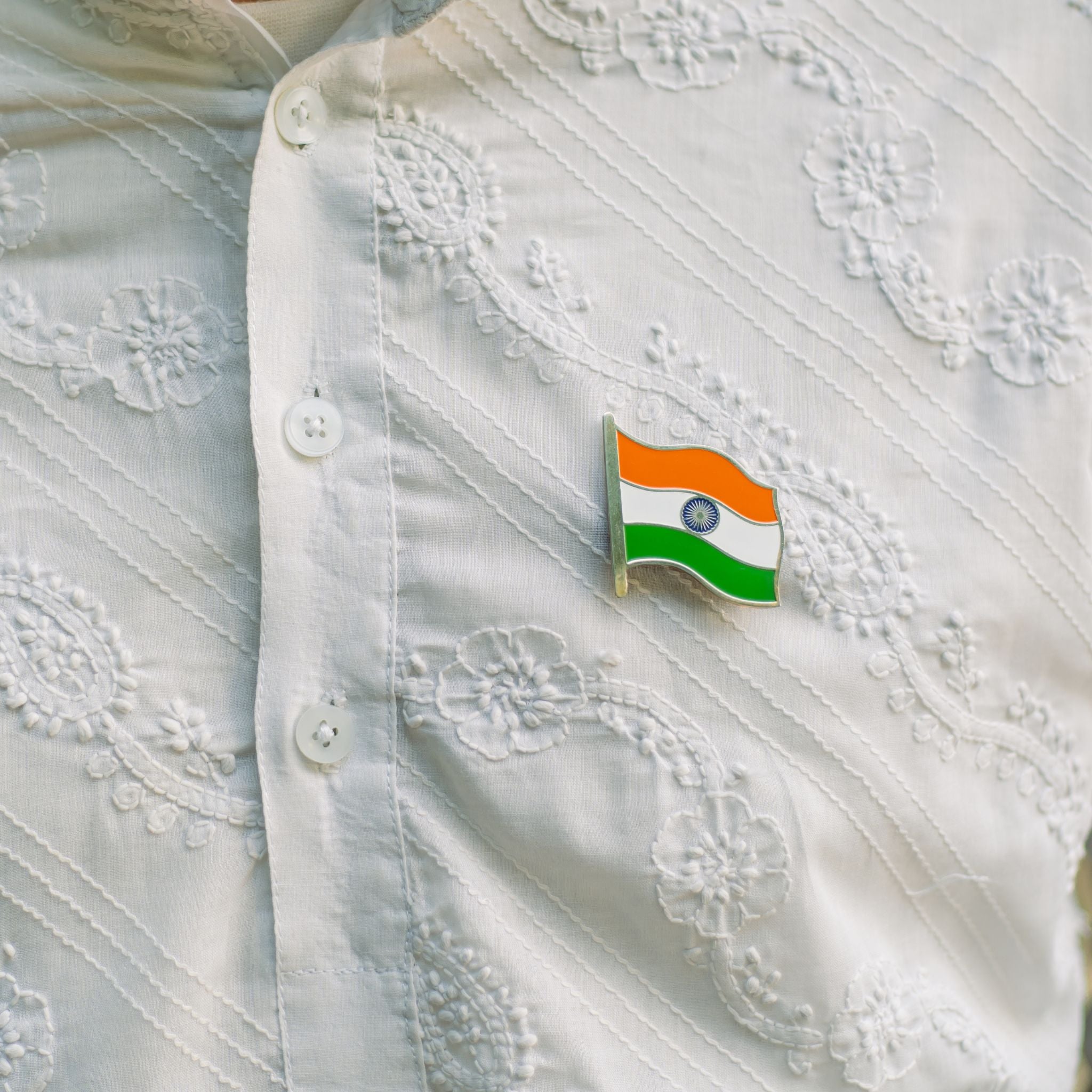 Magnetic Lapel Pin | India Flag