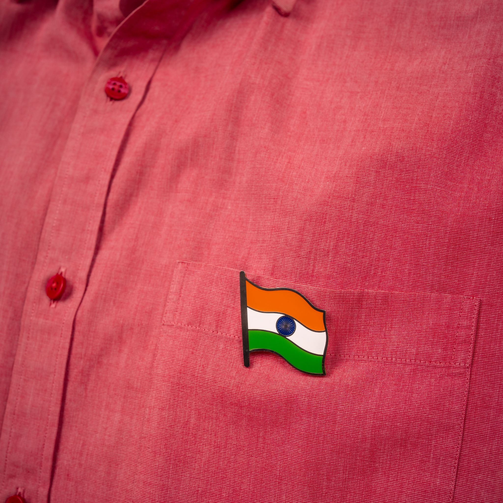 Magnetic Lapel Pin | India Flag