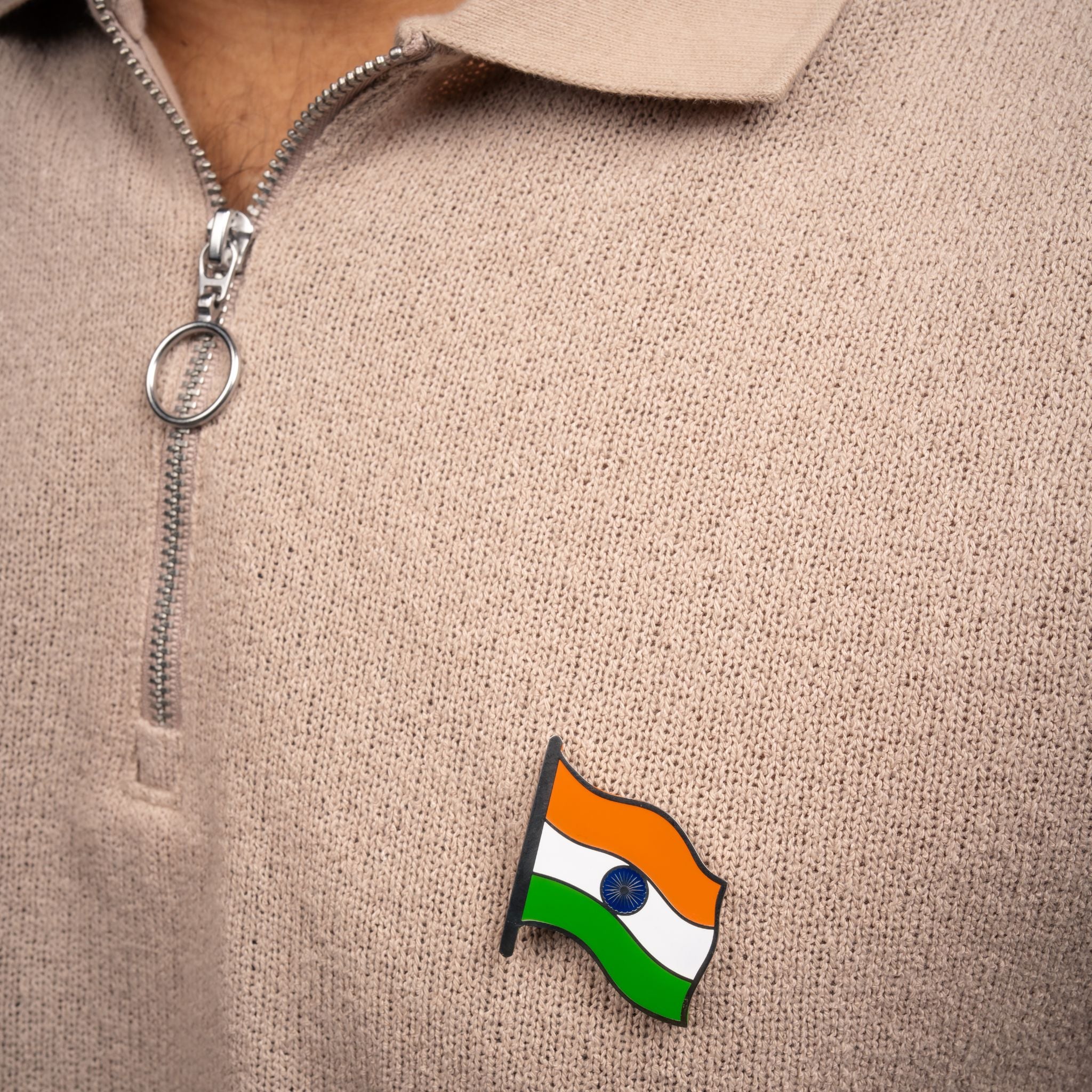 Magnetic Lapel Pin | India Flag