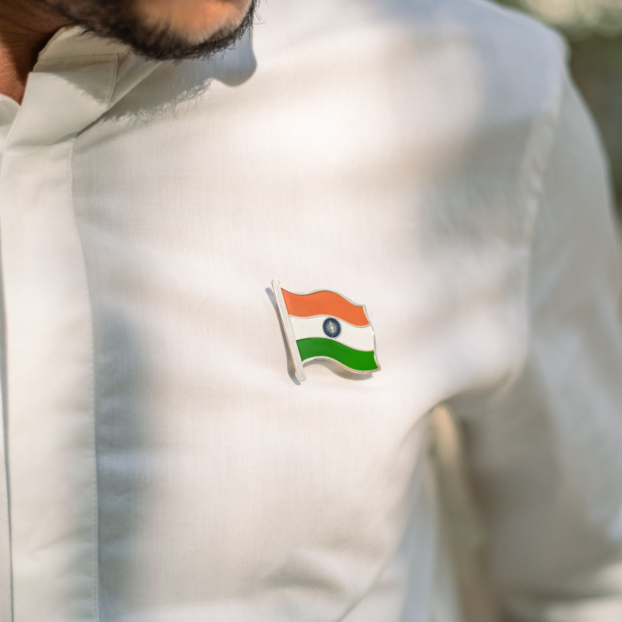 Magnetic Lapel Pin | India Flag