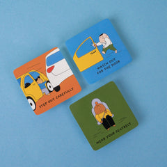 Car Safety Sticker | Hinglish
